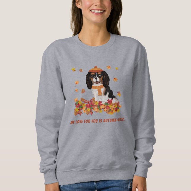 Sweatshirt Tri personnalisé Cavalier couleur    SpanielSweats (Devant)