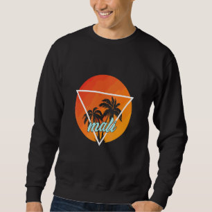 Sweatshirt Triangle en forme de soleil du Mali avec palmes