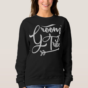 Sweatshirt Tribu de marié homme mignon mariage assorti jeunes