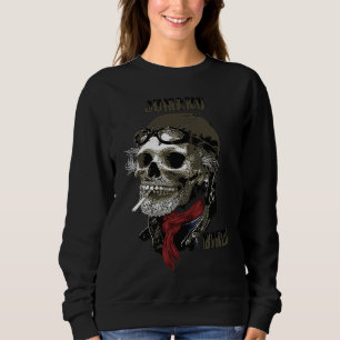 Sweatshirt Tribu indienne américaine Jumano Motard Vieille