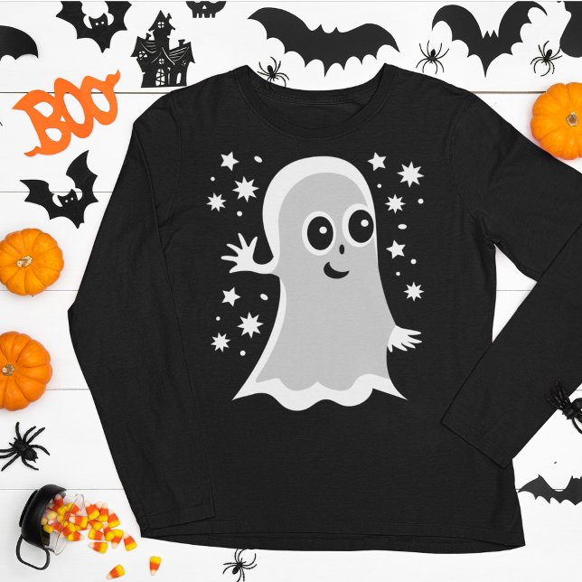 Sweatshirt Trick or Treat Friendly Halloween Ghost (Créateur téléchargé)