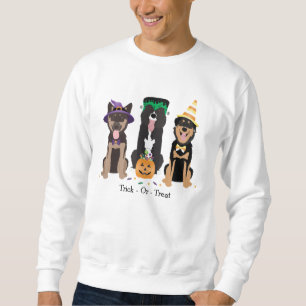 Sweatshirt Trick Ou Traiter Les Chiens En Costumes D'Hallowee