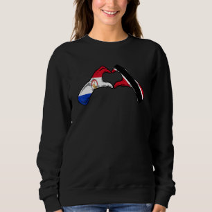 Sweatshirt Trinidad Et Tobago Paraguay Drapeau Mix Heart Heri