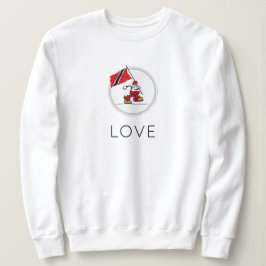 Sweatshirt Trinidad Love | Chandail minimaliste moderne