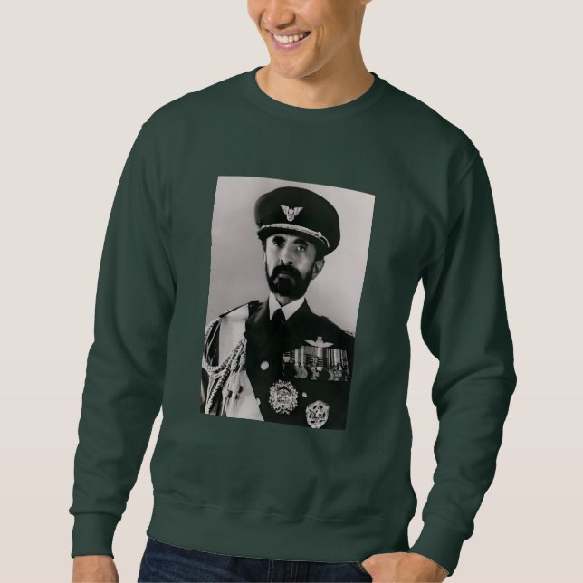 Sweatshirt Tripe of Judah Selassie Rasta Lion Roots (Devant)