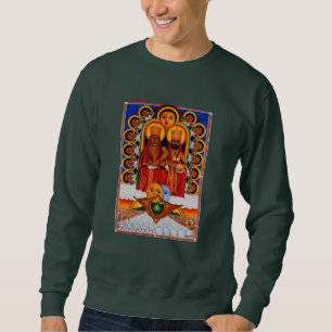 Sweatshirt Tripes de Judah Selassie Rasta Lion Roots