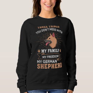 Sweatshirt Trois choses que vous ne manquez pas avec berger a