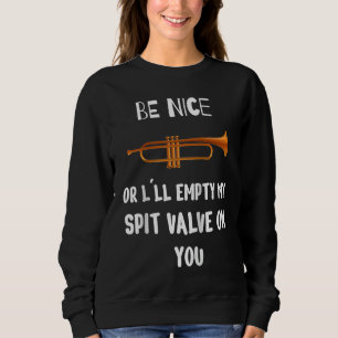Sweatshirt Trompette pour hommes femmes Joueur de trompette C