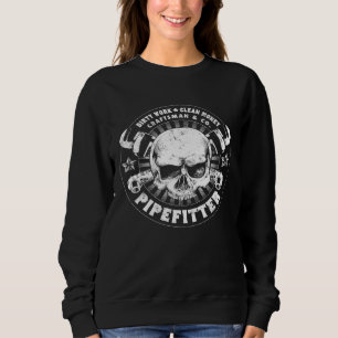 Sweatshirt Tronc À Vapeur À Pipette Crâne Et Tronc