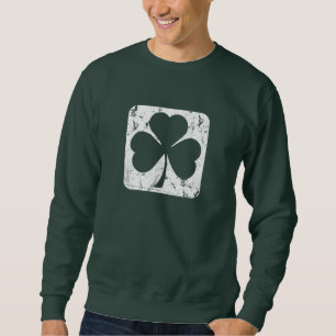 Sweatshirt Tronche de trèfle Grunge