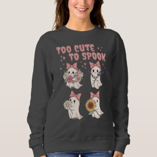 Sweatshirt Trop mignon pour faire peur