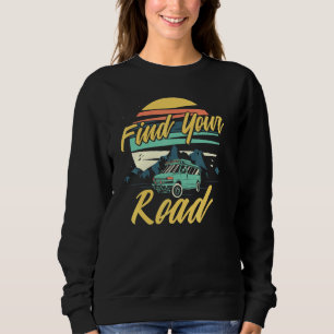Sweatshirt Trouvez votre route Vanlife - Vandwelling Van Life