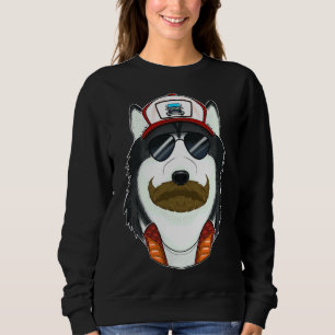 Sweatshirt Trucker Chien I Chauffeur de camion Husky
