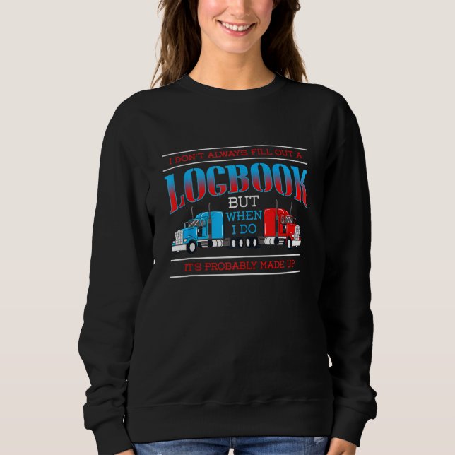 Sweatshirt Trucker Trucker Trucker Trucker Hauler Cargo Truc (Devant)