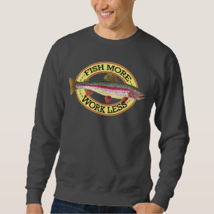 Sweatshirt Truite arc-en-ciel humoristique