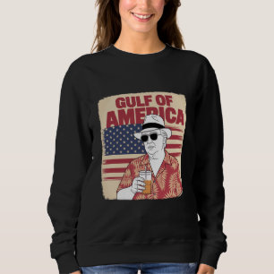 Sweatshirt Trump Amérique golfe Mexique Président Trump