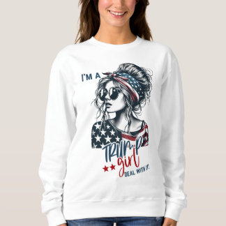 Sweatshirt Trump Girl