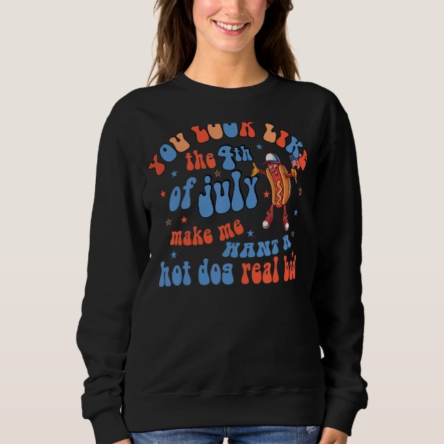 Sweatshirt Tu As L'Air 4 juillet Fête De L'Indépendance (Devant)