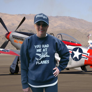 Sweatshirt Tu M'As Eu Aux Avions Typographie, Guerre 14-18, A