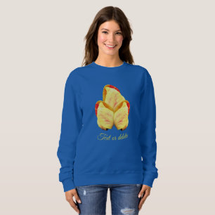 Sweatshirt Tulip Flowers Votre Texte Personnalisé