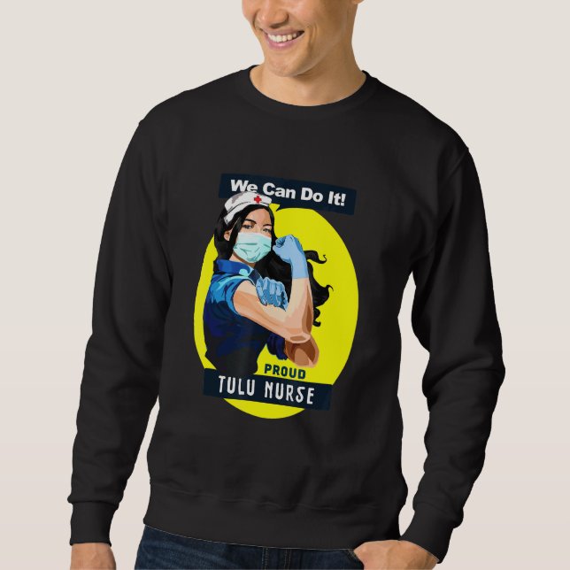 Sweatshirt Tulu Fier Travailleur De Première Ligne Rosie Rive (Devant)