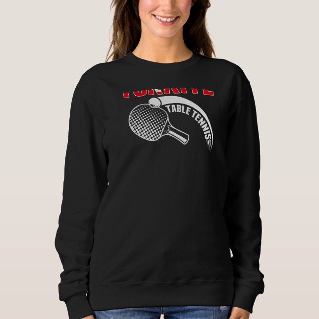 Sweatshirt Turkiye Table Tennis  Turkey Ping Pong Team Suppor (Devant)
