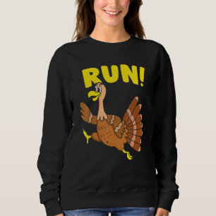 Sweatshirt Turquie Coureur de l'équipe de trot Thanksgiving P