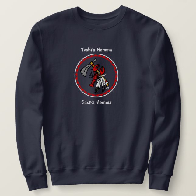 Sweatshirt Tvshka Homma - Guerrier rouge (Design devant)