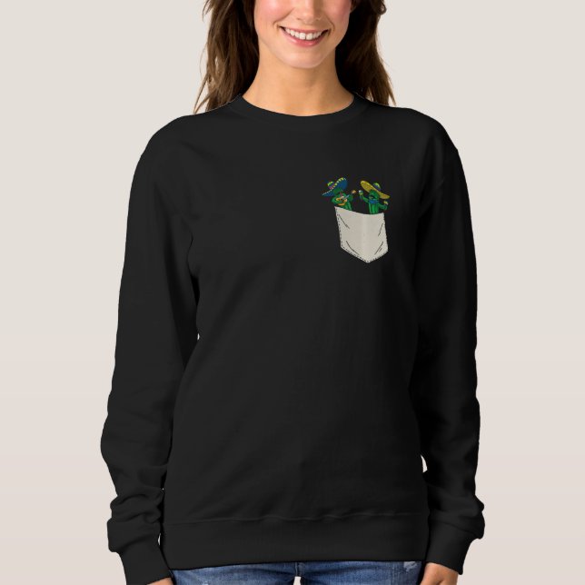 Sweatshirt Two Cactuses Cinco De Mayo   (Devant)