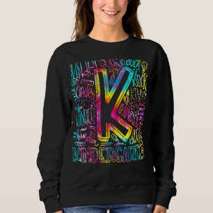 Sweatshirt Typographie De La Maternelle Retour À L'École 20