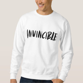 Sweatshirt Typographie invincible