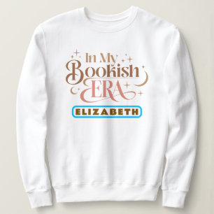 Sweatshirt Typographie moderne rétro Dans Mon Époque De Liv
