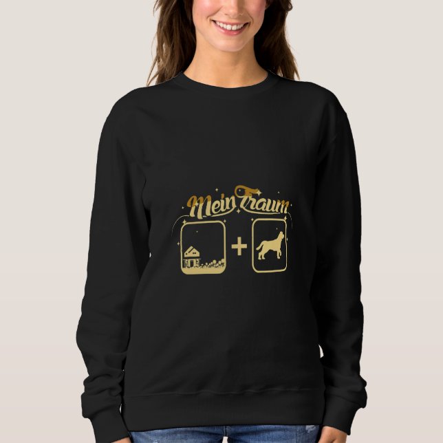 Sweatshirt Tyrolean Bracket  Gift for Dog Owners & Dog Lovers (Devant)
