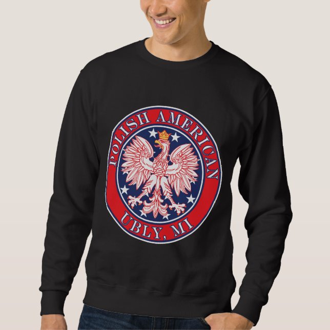 Sweatshirt Ubly Michigan polonais (Devant)