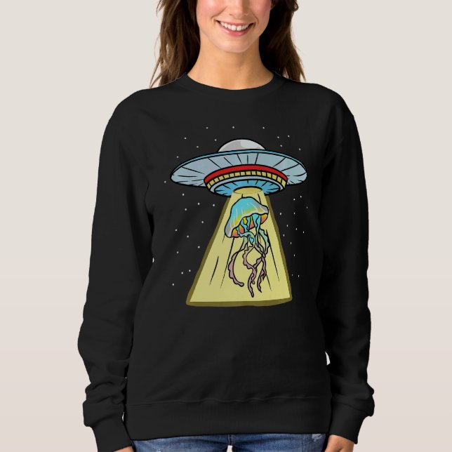 Sweatshirt Ufo Abduction Jellyfish Sea Animal 1 (Devant)