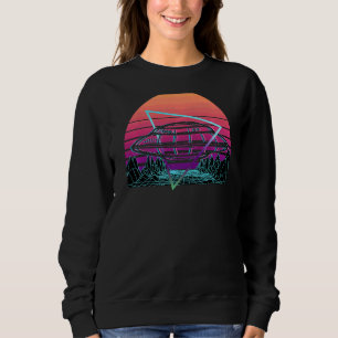 Sweatshirt Ufo Alien Retro