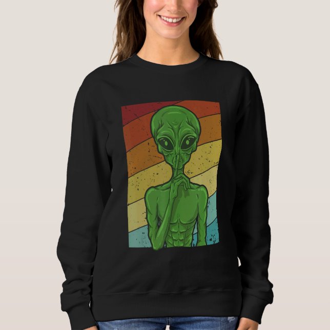 Sweatshirt UFO Conspiracy Alien Alien Conspiracy Theoryist (Devant)