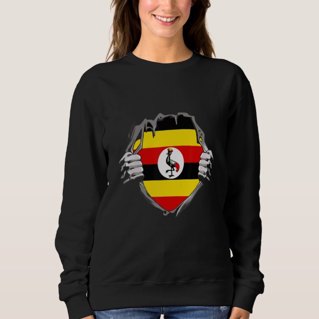 Sweatshirt Uganda Flag (Devant)