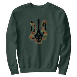 Sweatshirt UKRAINE. Trident. Armoiries ukrainiennes.