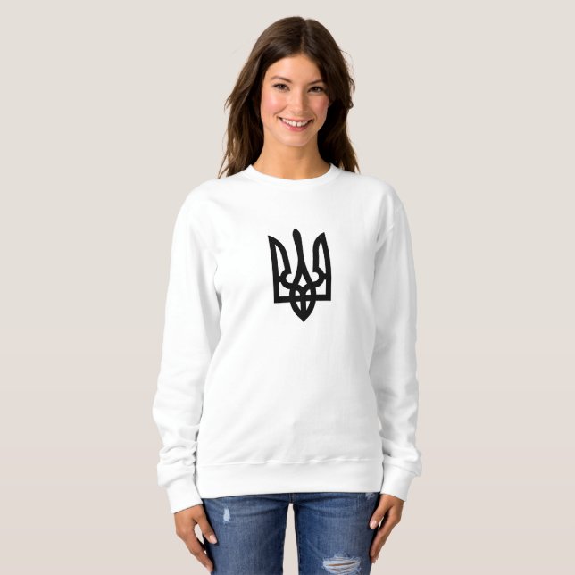 Sweatshirt Ukrainien Tryzub (Devant entier)