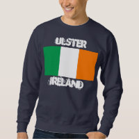 Ulster, Irlande avec drapeau irlandais