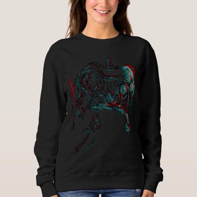 Sweatshirt Ultimate Gaming Gamer futuristic (Devant)