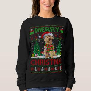 Sweatshirt Un arbre de Noël éclaire le chagrin Père Noël Labr
