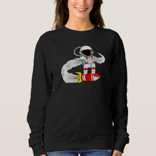 Sweatshirt Un astronaute à la fusée