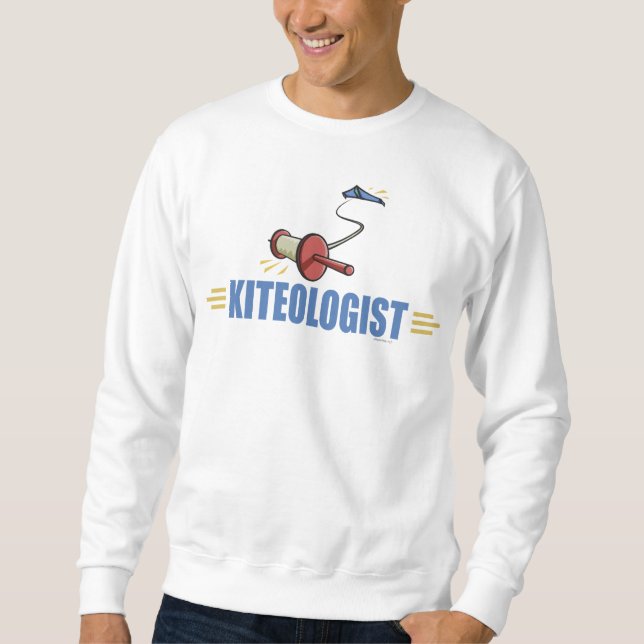 Sweatshirt Un cerf-volant humoristique (Devant)