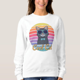 Sweatshirt Un chat Cool
