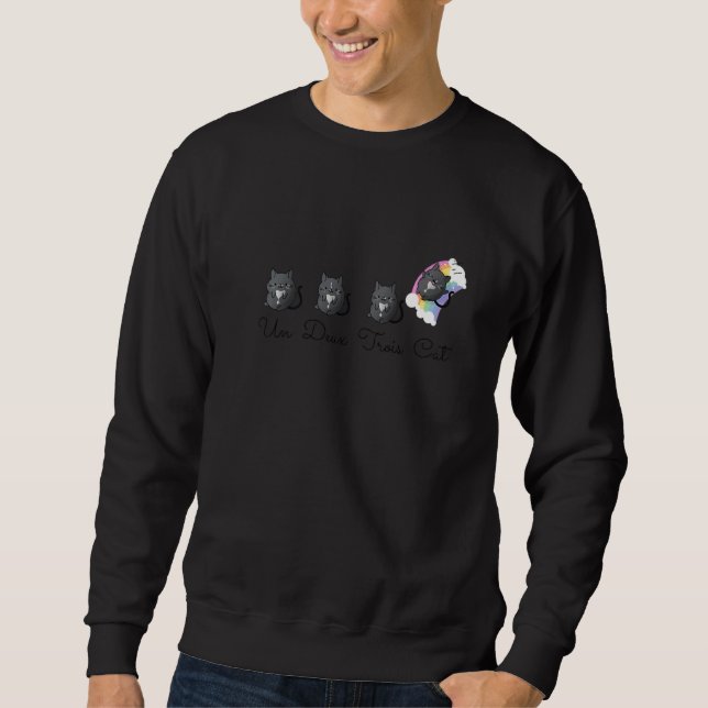 Sweatshirt Un Deux Trois Cat   (Devant)