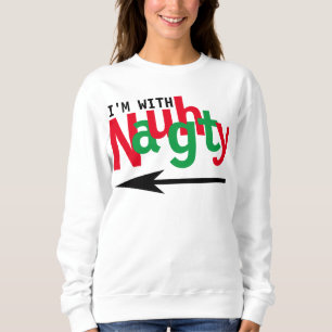 Sweatshirt Un drôle de couple de Noël se marie coquin et co