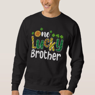 Sweatshirt Un frère chanceux, tenue de famille assortie pour
