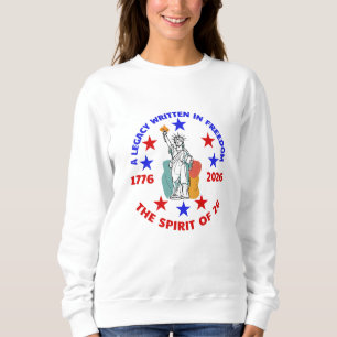 SWEATSHIRT UN HÉRITAGE ÉCRIT EN LIBERTÉ : L'ESPRIT DE 26